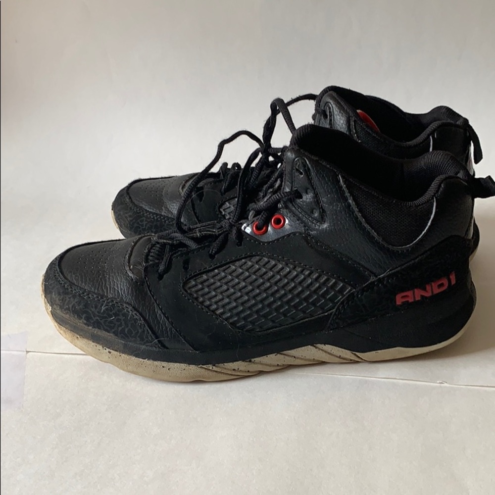And1 black sneakers size 8 - Picture 1 of 8